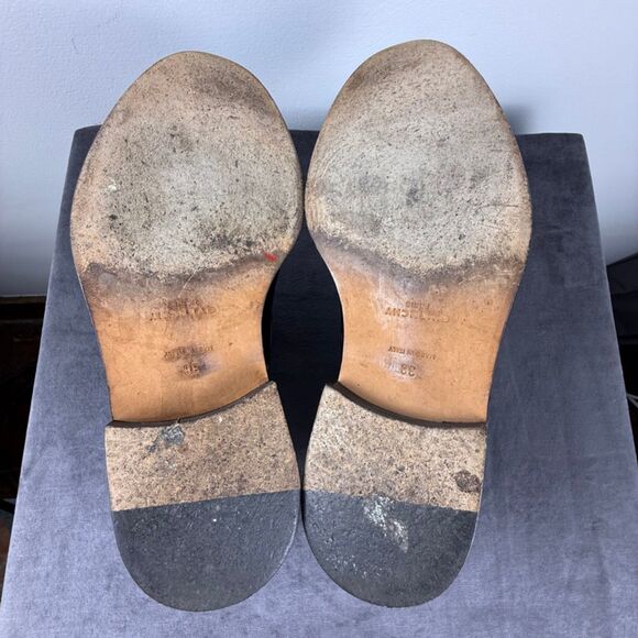 Givenchy Pearl Embellished Patent Leather Oxfords – Made in Italy